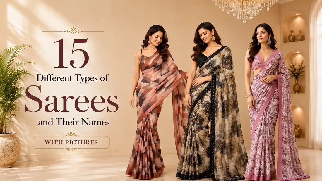 15 Different Types of Sarees and Their Names with Pictures