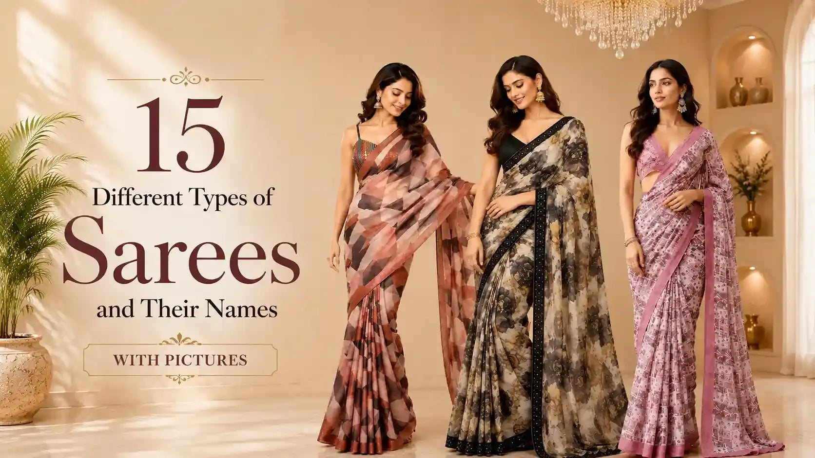 15 Different Types of Sarees and Their Names with Pictures