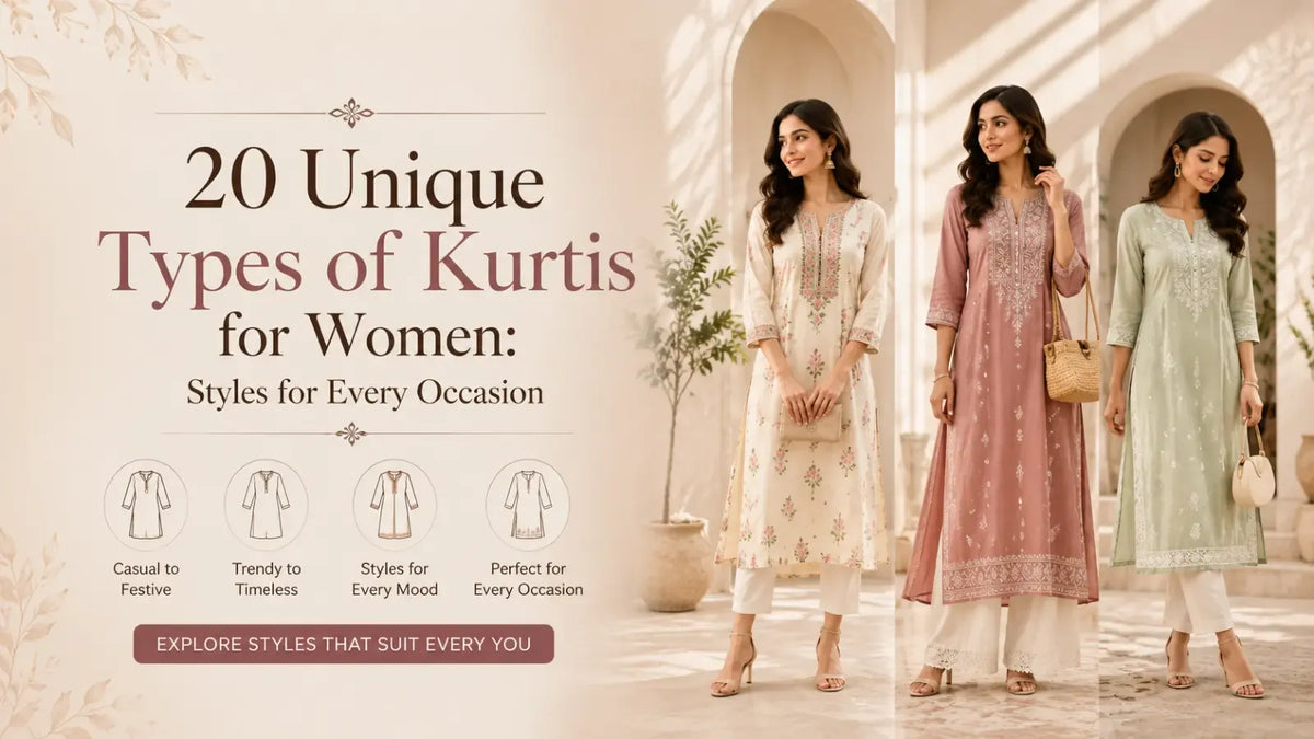 Types of Kurtis for Women