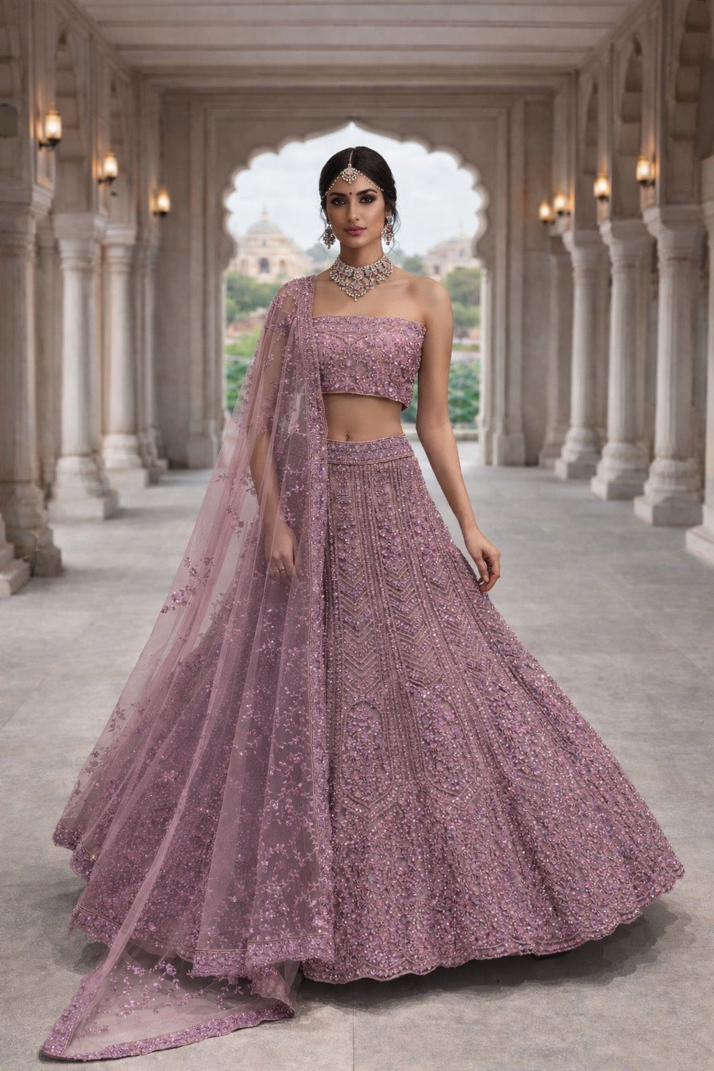 Modern Heirloom Lehenga