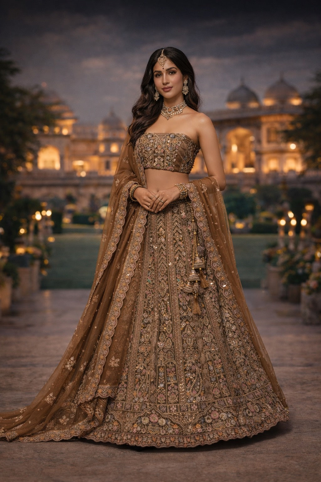Serene Flow Lehenga
