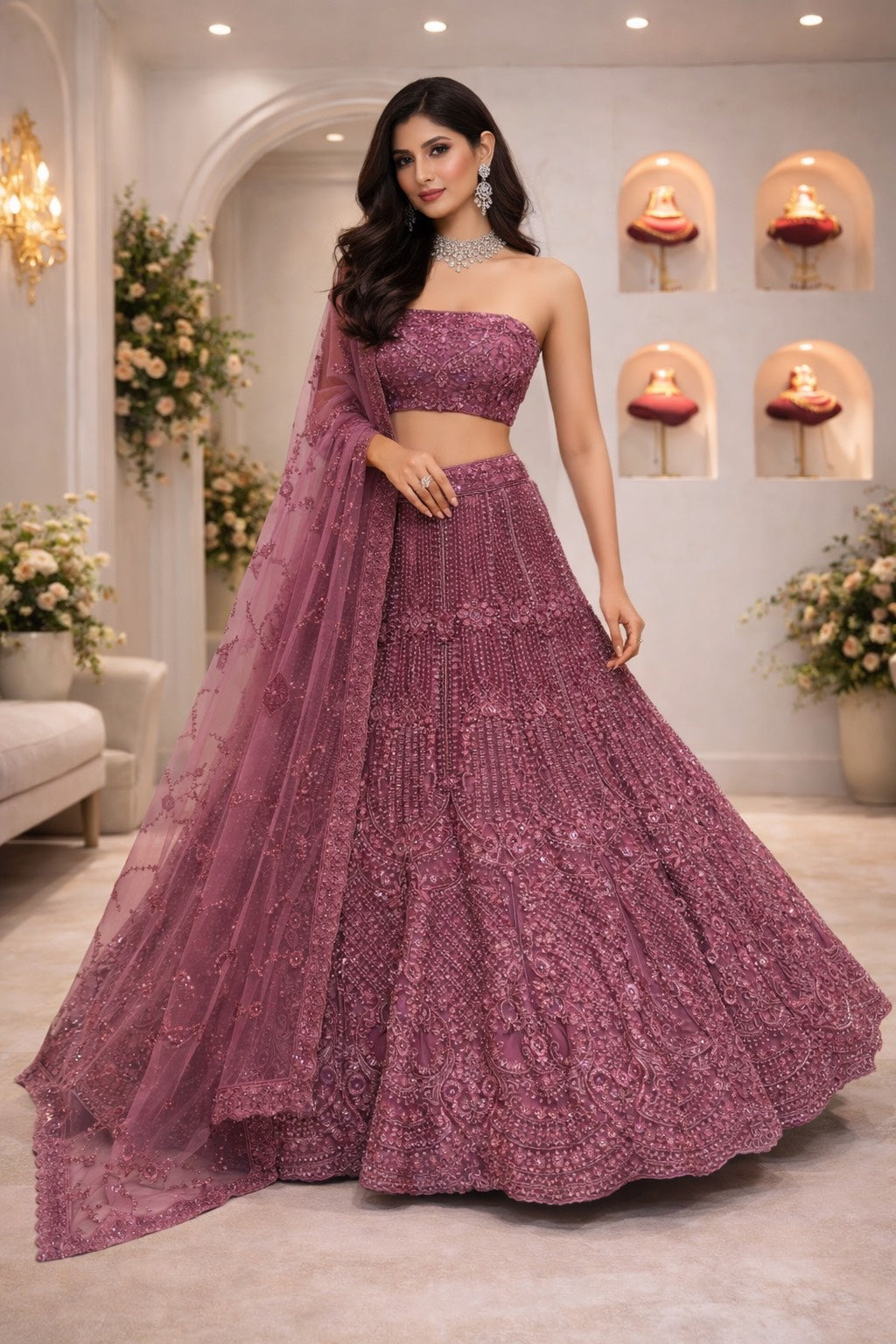 Grace Embroidered lehenga