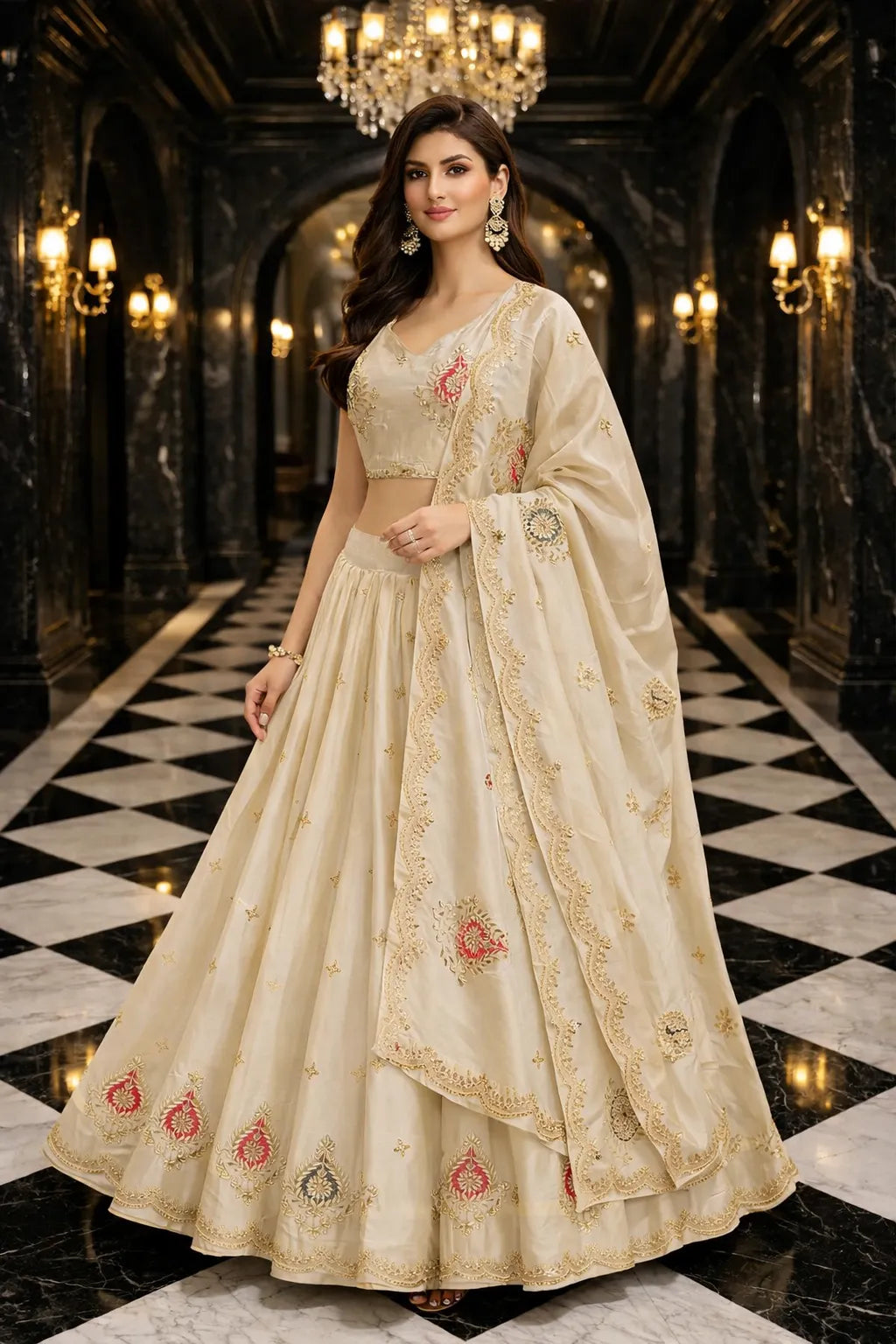Ivory Whisper Lehenga