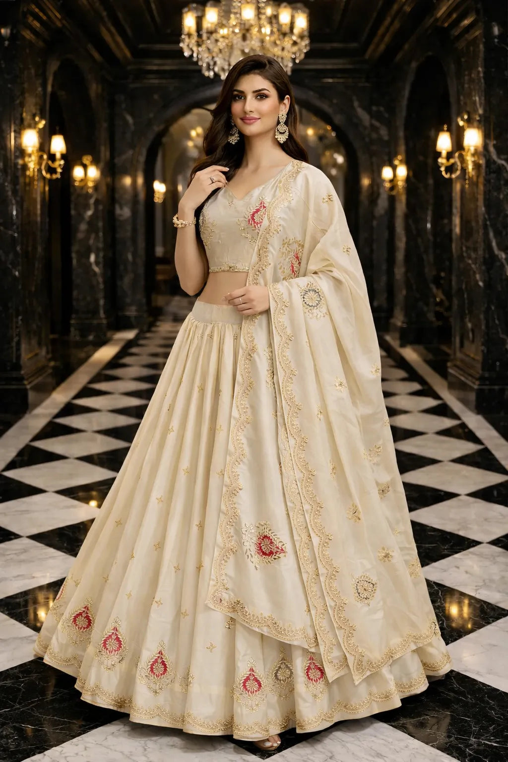 Ivory Whisper Lehenga