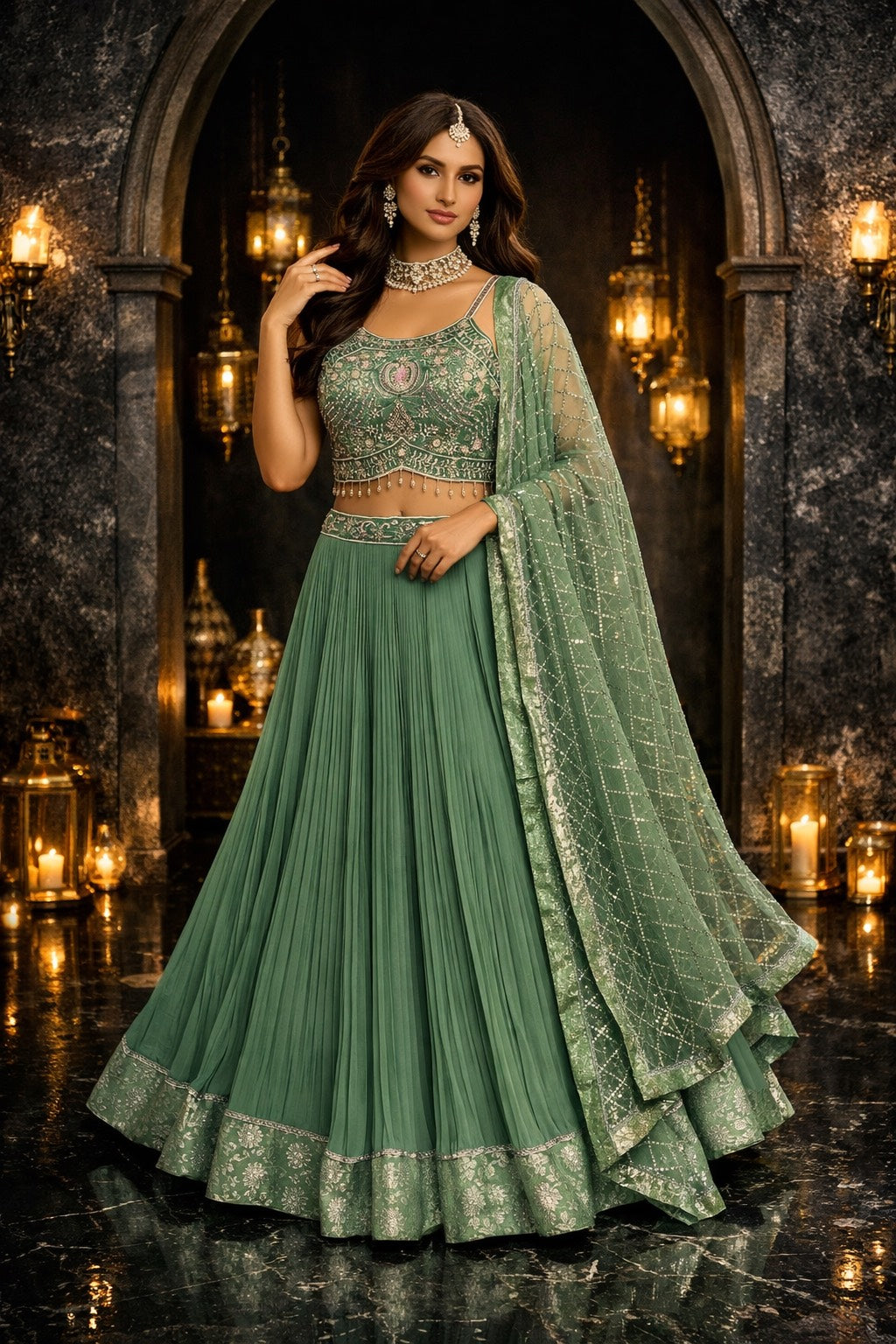 Moonlight Grace Lehenga