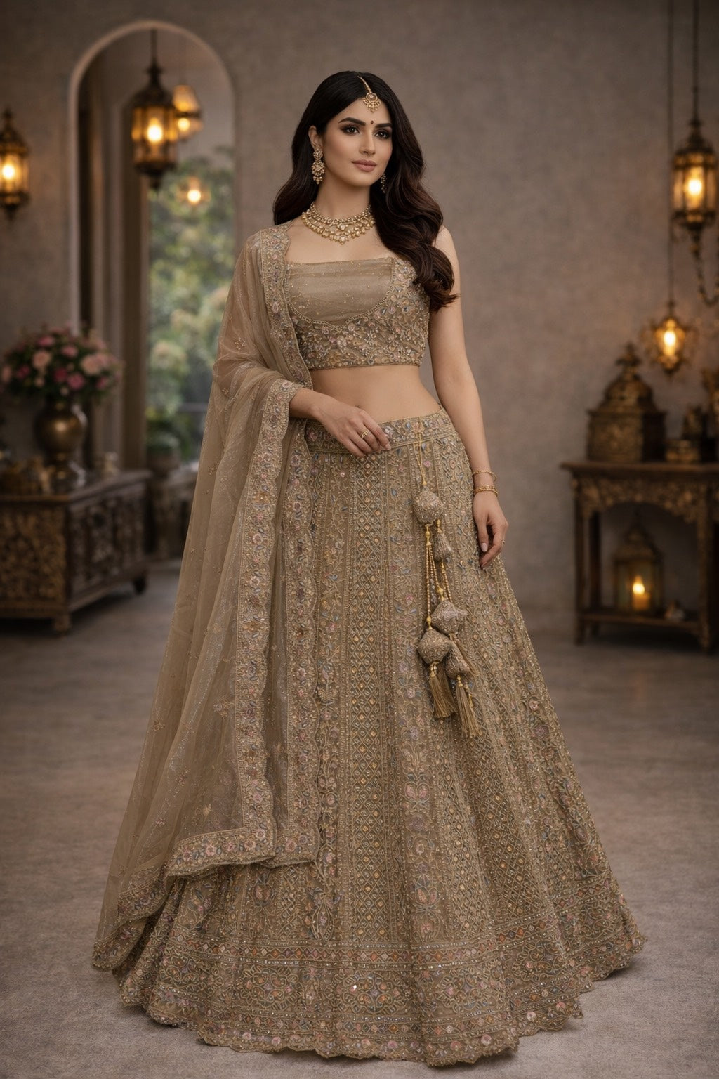 Intricate Bloom Lehenga