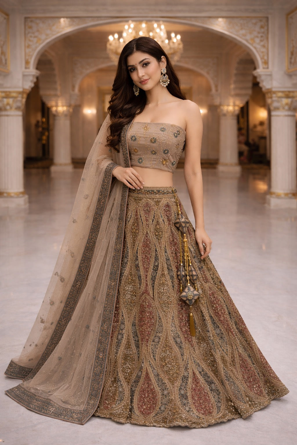 Crownlit Empress Lehenga