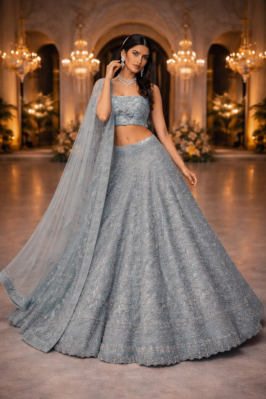 Elegant Heirloom Glow Lehenga