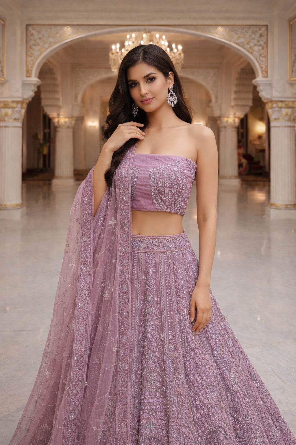 Divine Crown Lehenga