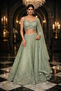 Amber Glow Lehenga