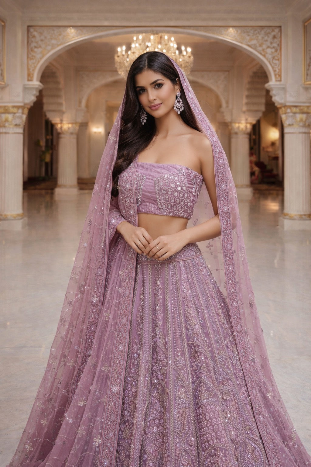 Divine Crown Lehenga