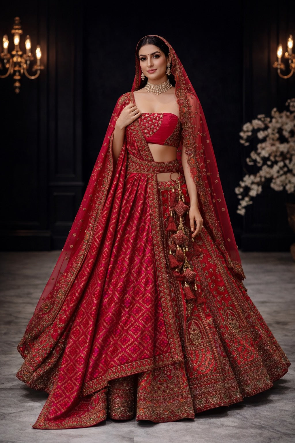 Crimson Royale Bridal Lehenga