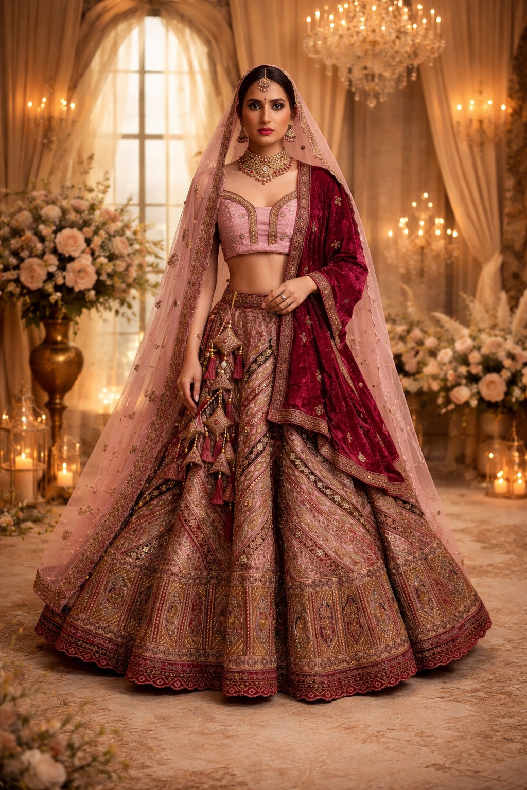 Noor-e-Riwaayat Bridal Lehenga