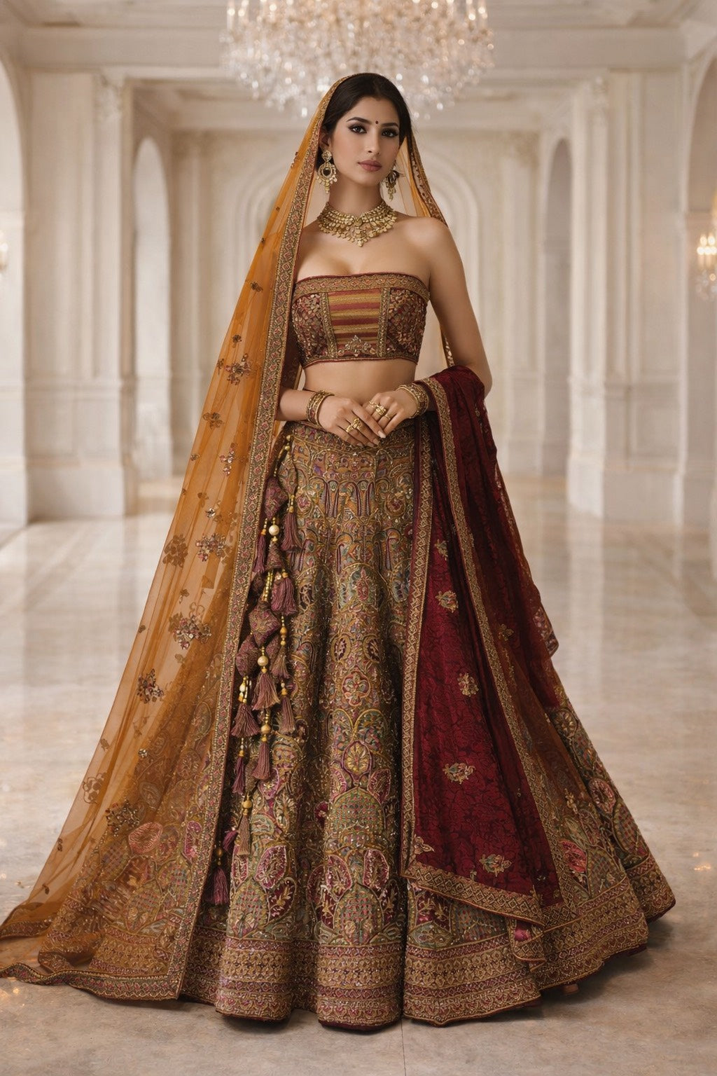 Regal Heritage Velvet Lehenga