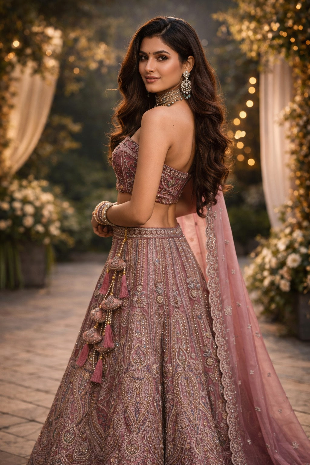 Sculpted Splendour Lehenga