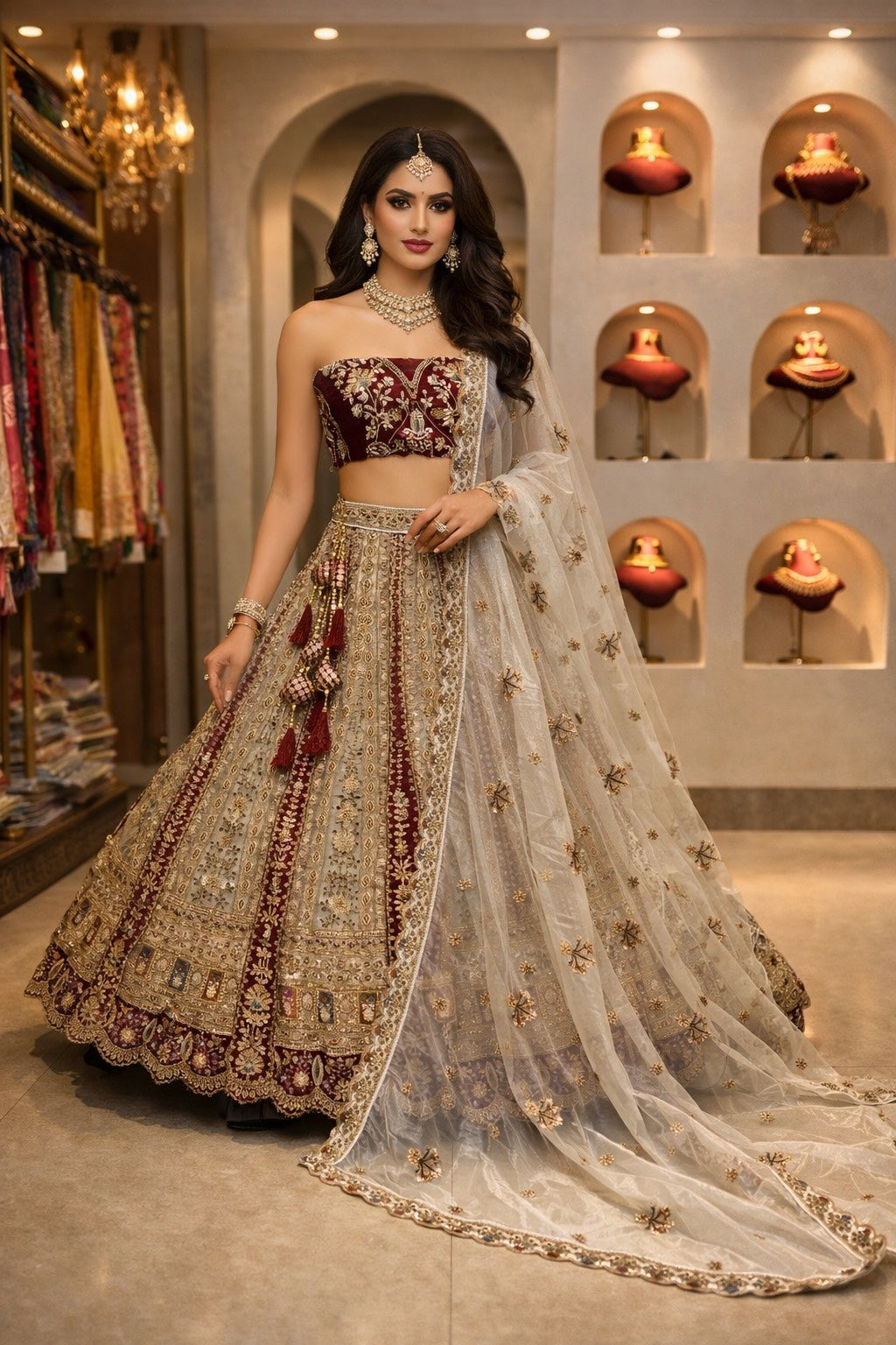 Dual Grace Lehenga