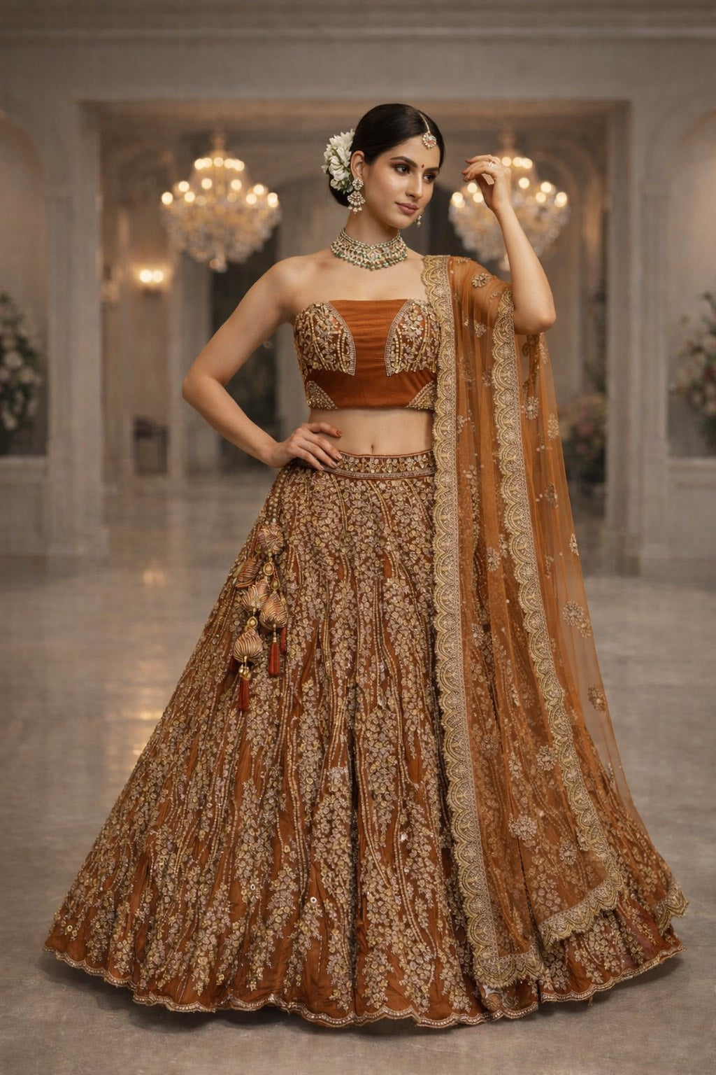 Crowned Majesty Lehenga