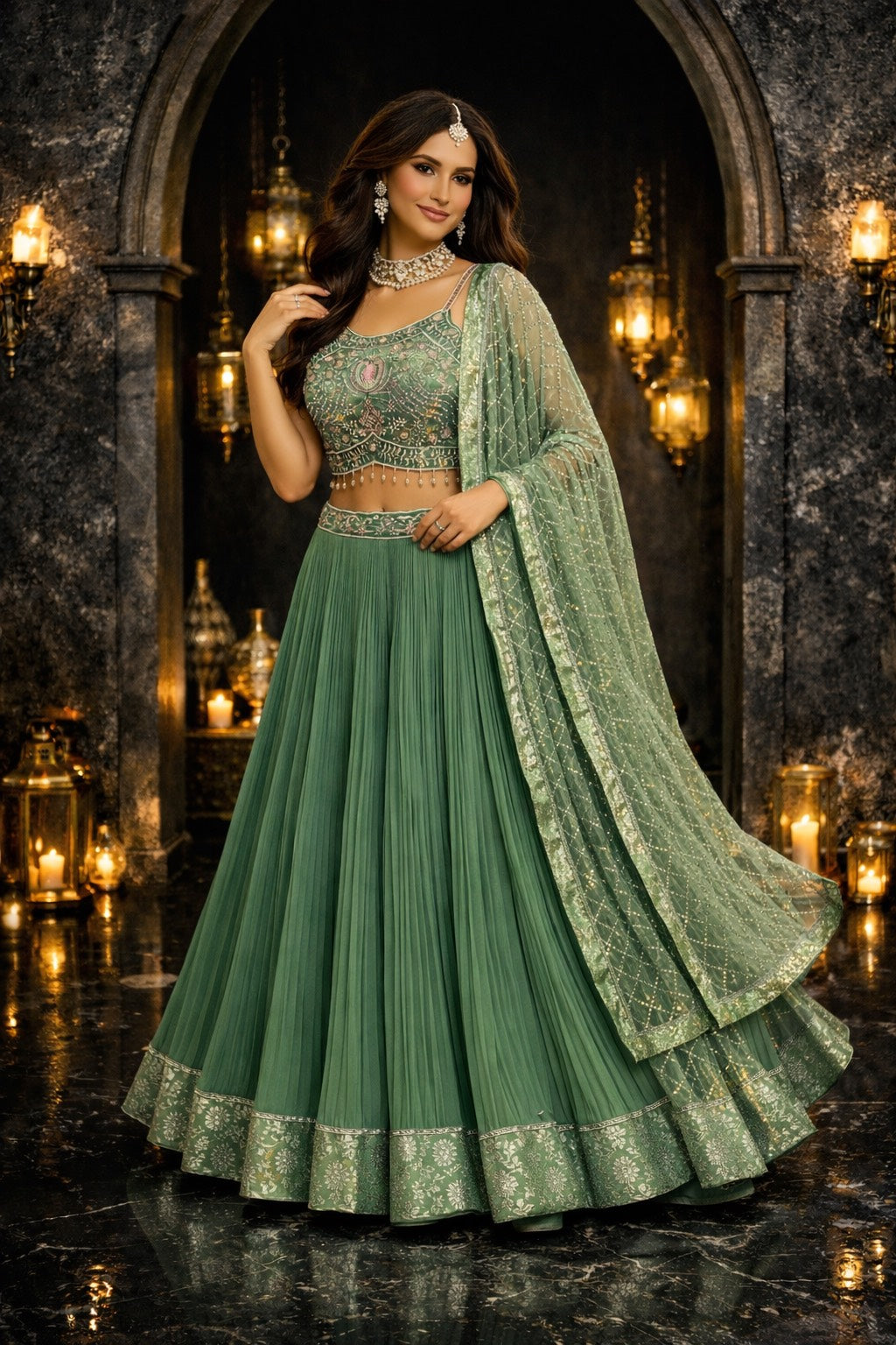 Moonlight Grace Lehenga