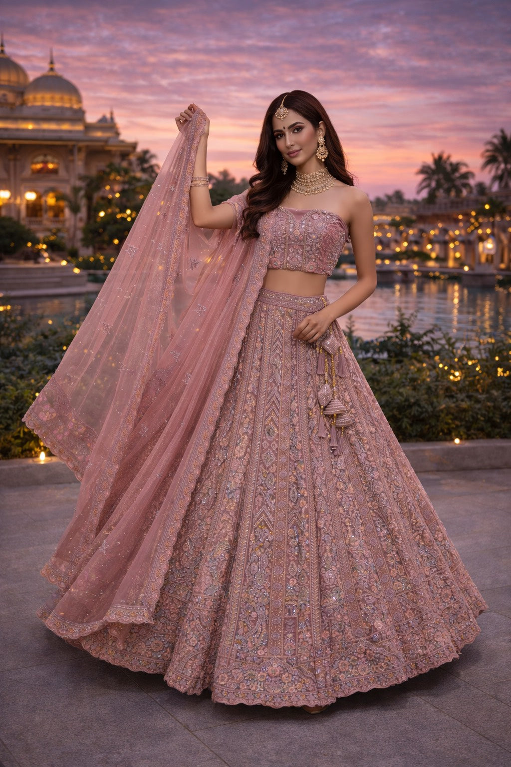 Serene Flow Lehenga