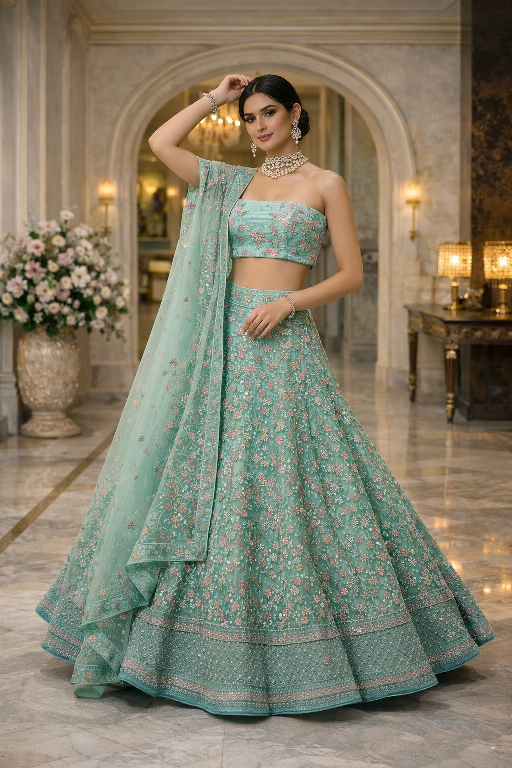 Aafreen Grace Lehenga
