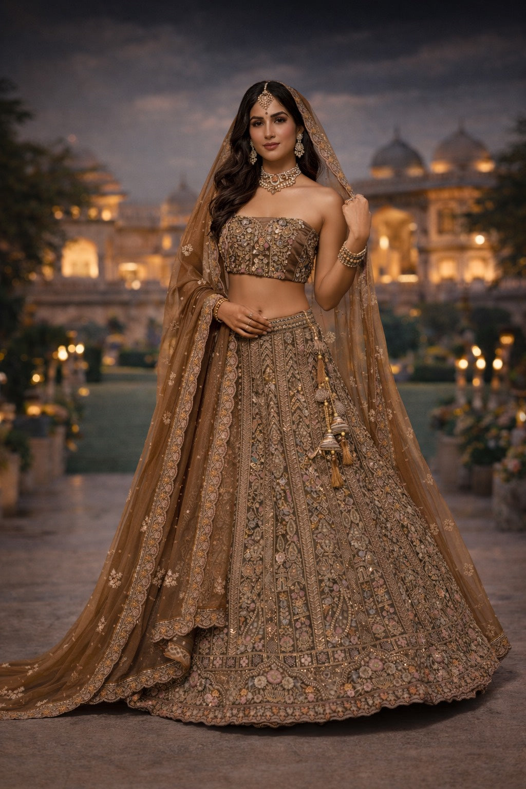 Serene Flow Lehenga