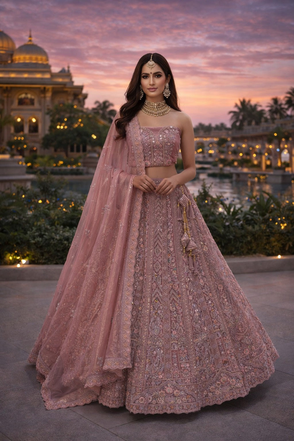 Serene Flow Lehenga