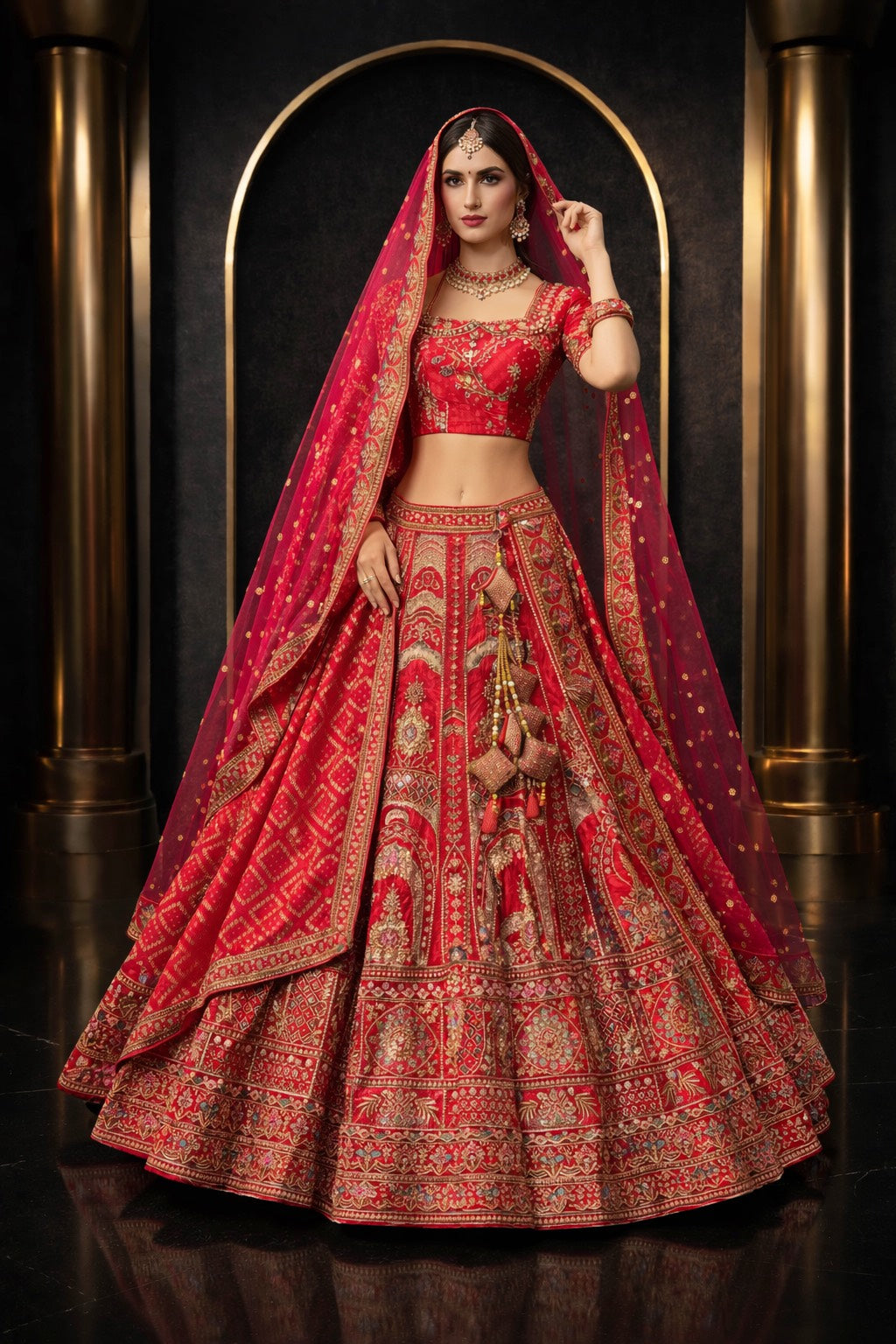 Laal Noor Bridal Lehenga