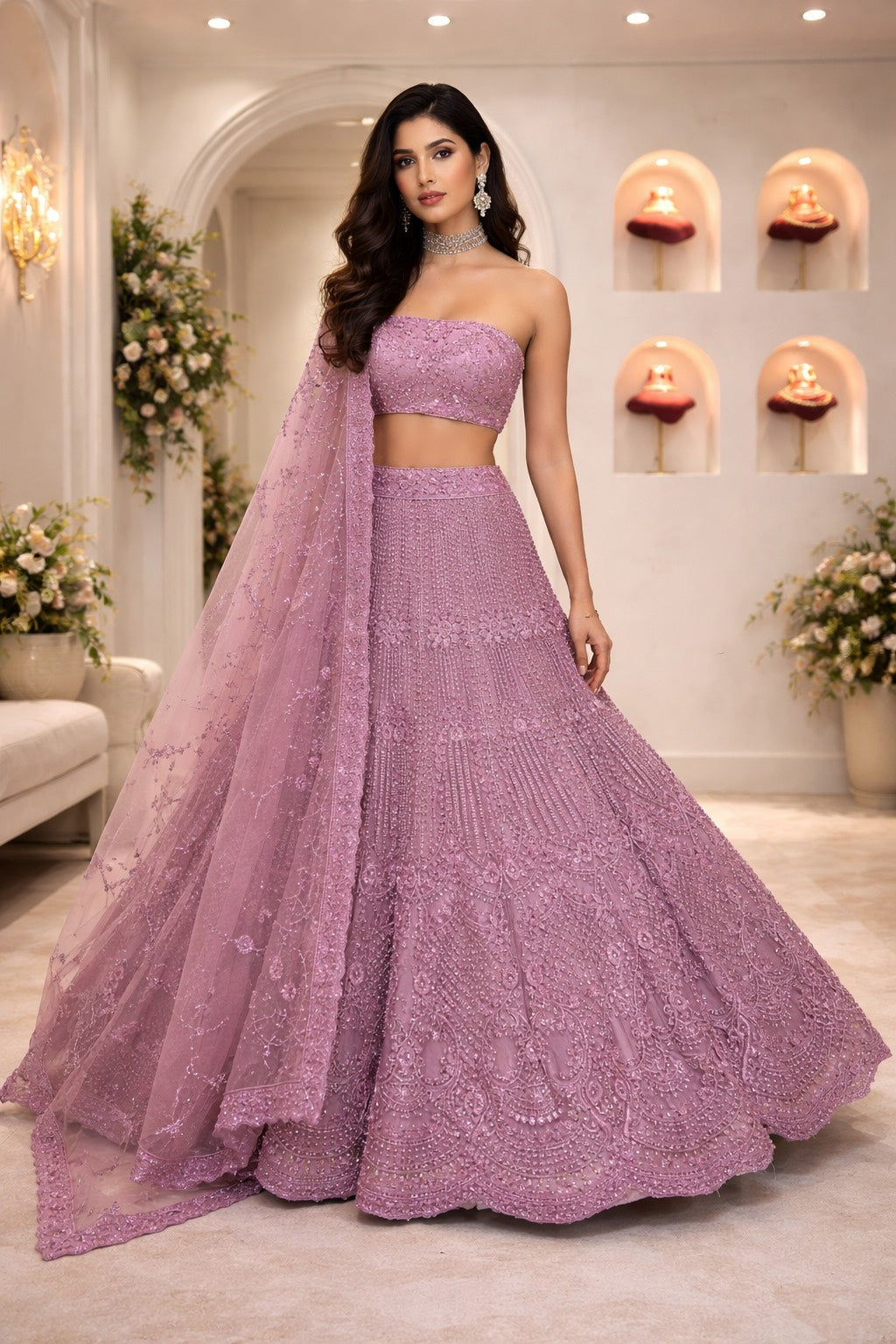 Grace Embroidered lehenga