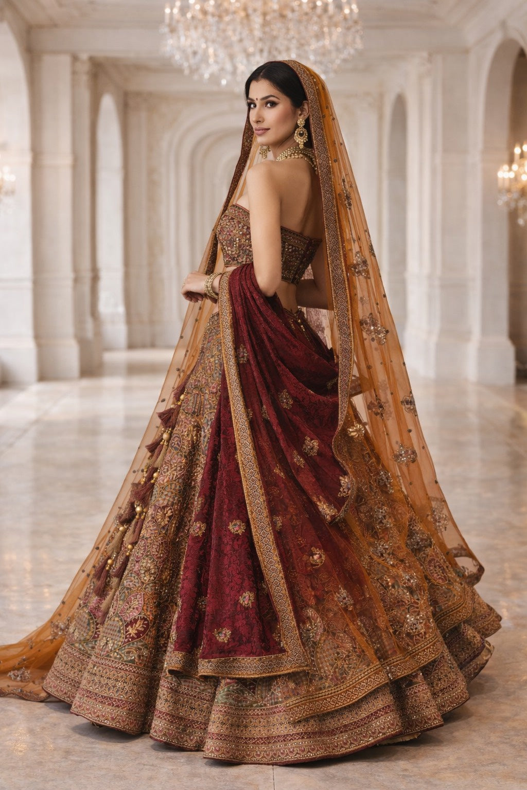 Regal Heritage Velvet Lehenga