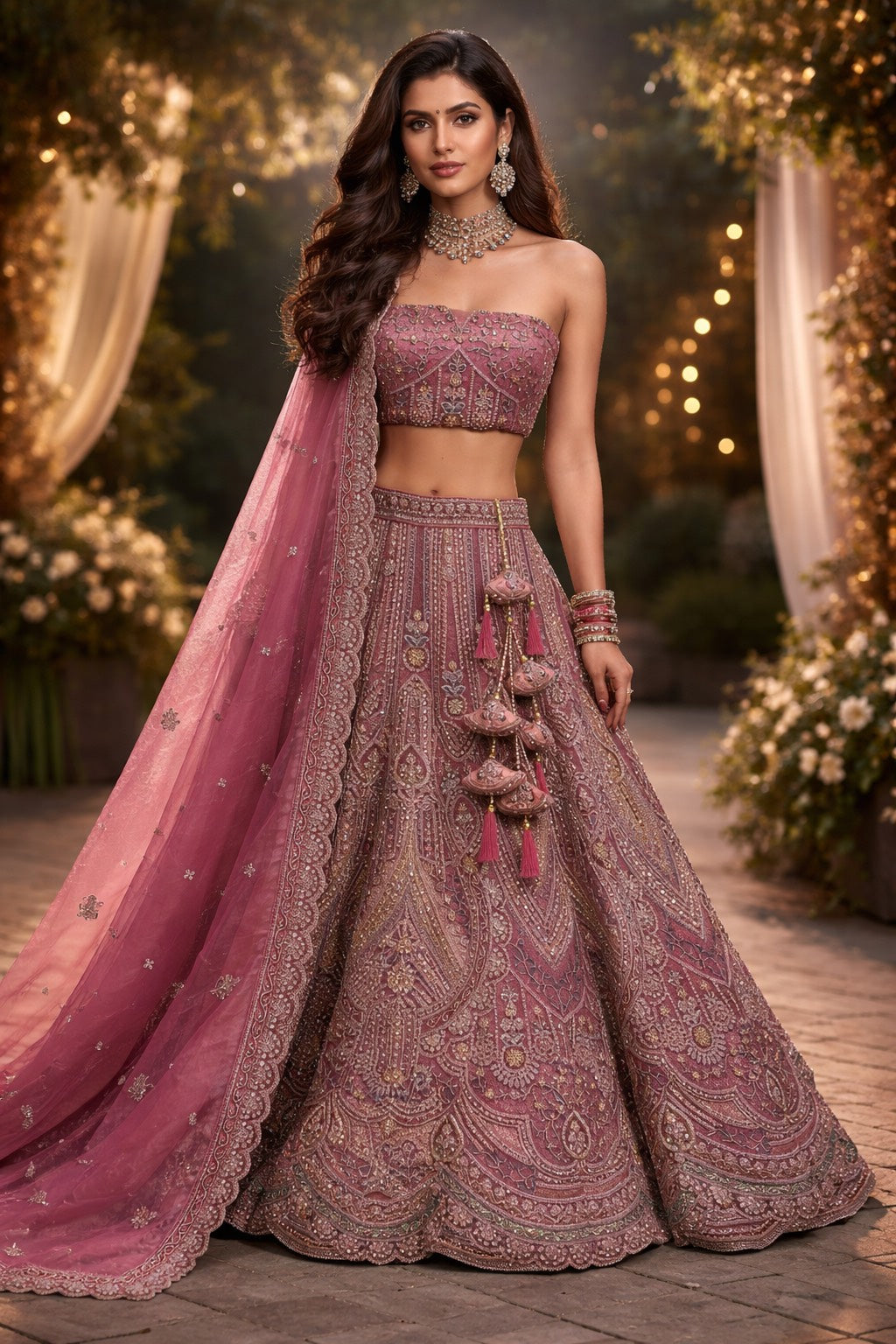 Sculpted Splendour Lehenga