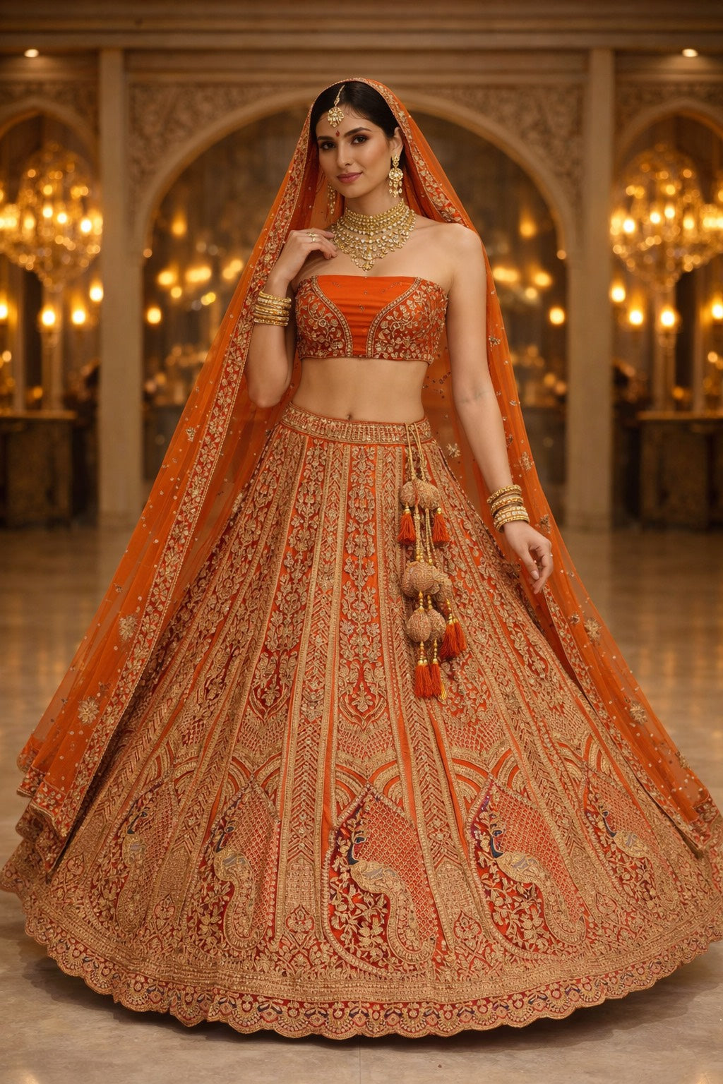 Rajmayura Heritage Lehenga