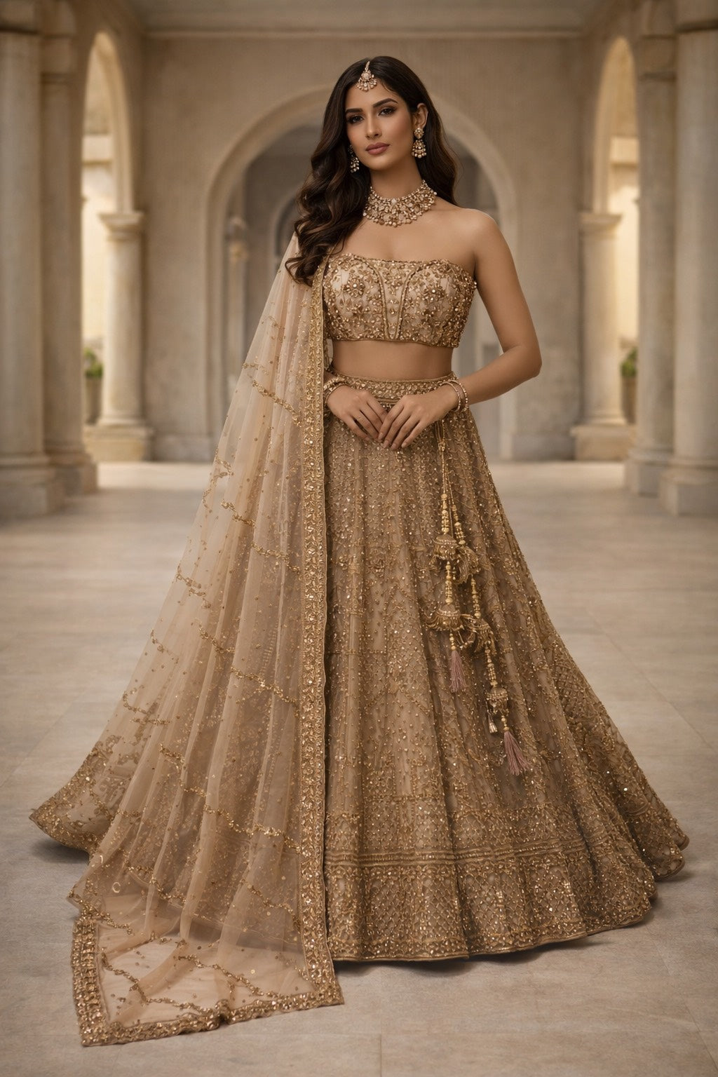 Gleam Essence Lehenga