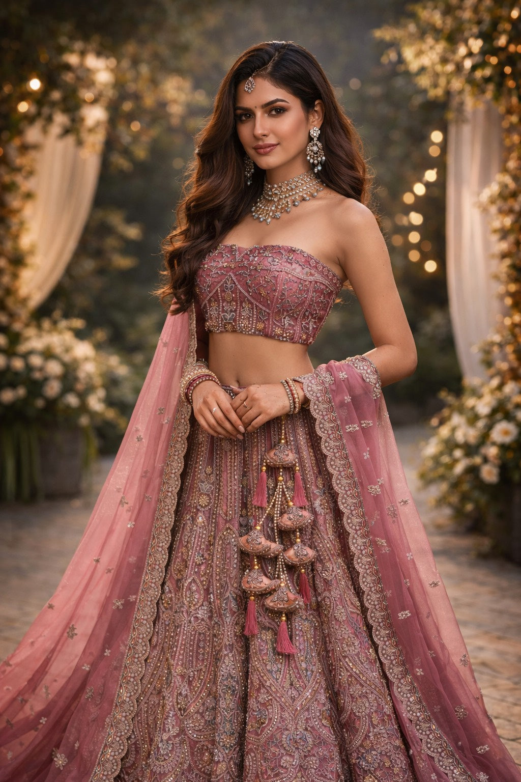 Sculpted Splendour Lehenga