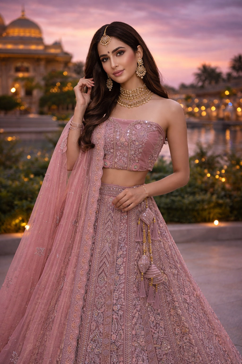 Serene Flow Lehenga