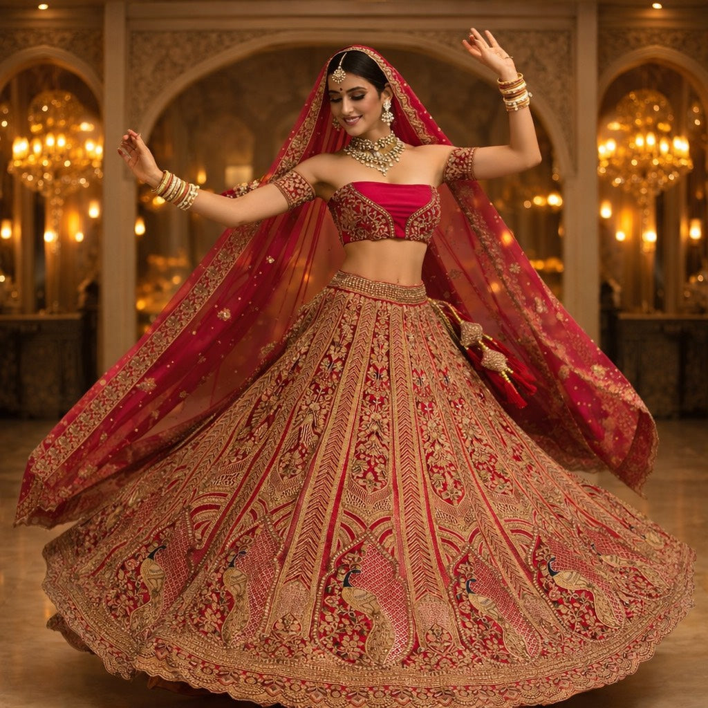 Rajmayura Heritage Lehenga