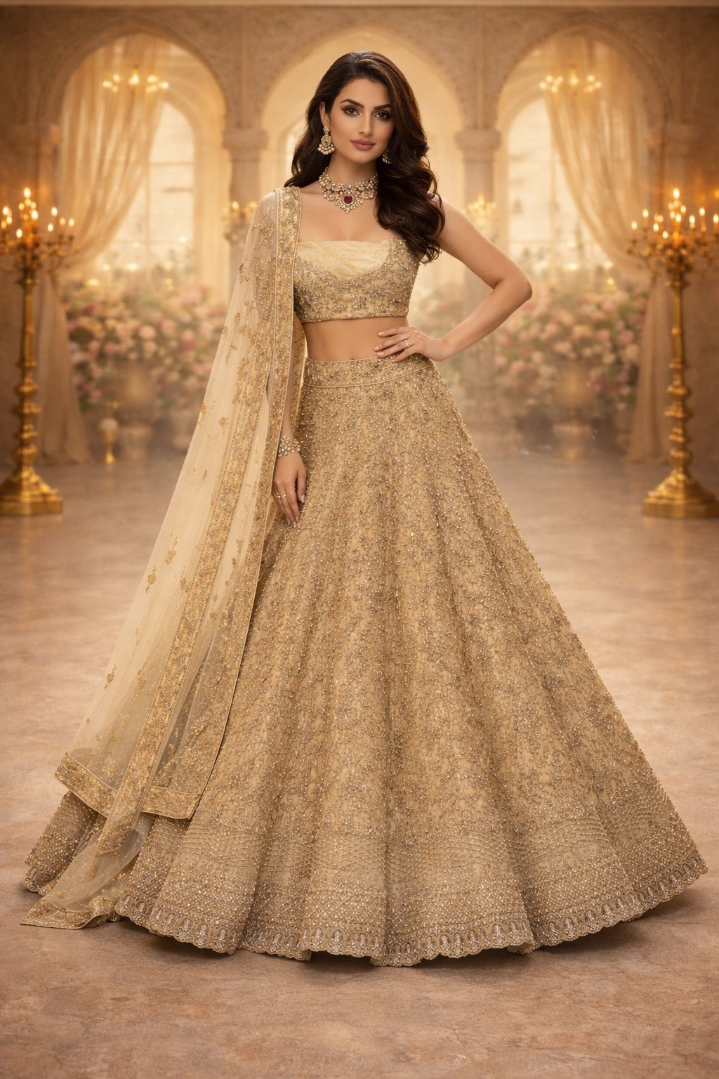 Elegant Heirloom Glow Lehenga