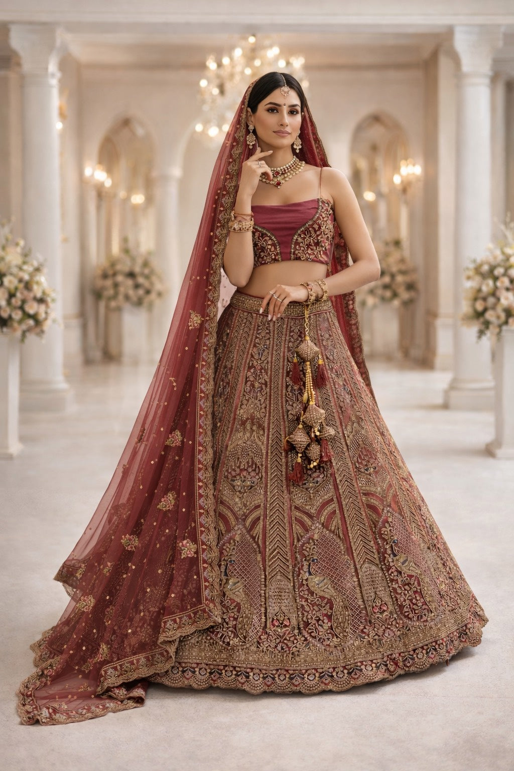 Rajmayura Heritage Lehenga