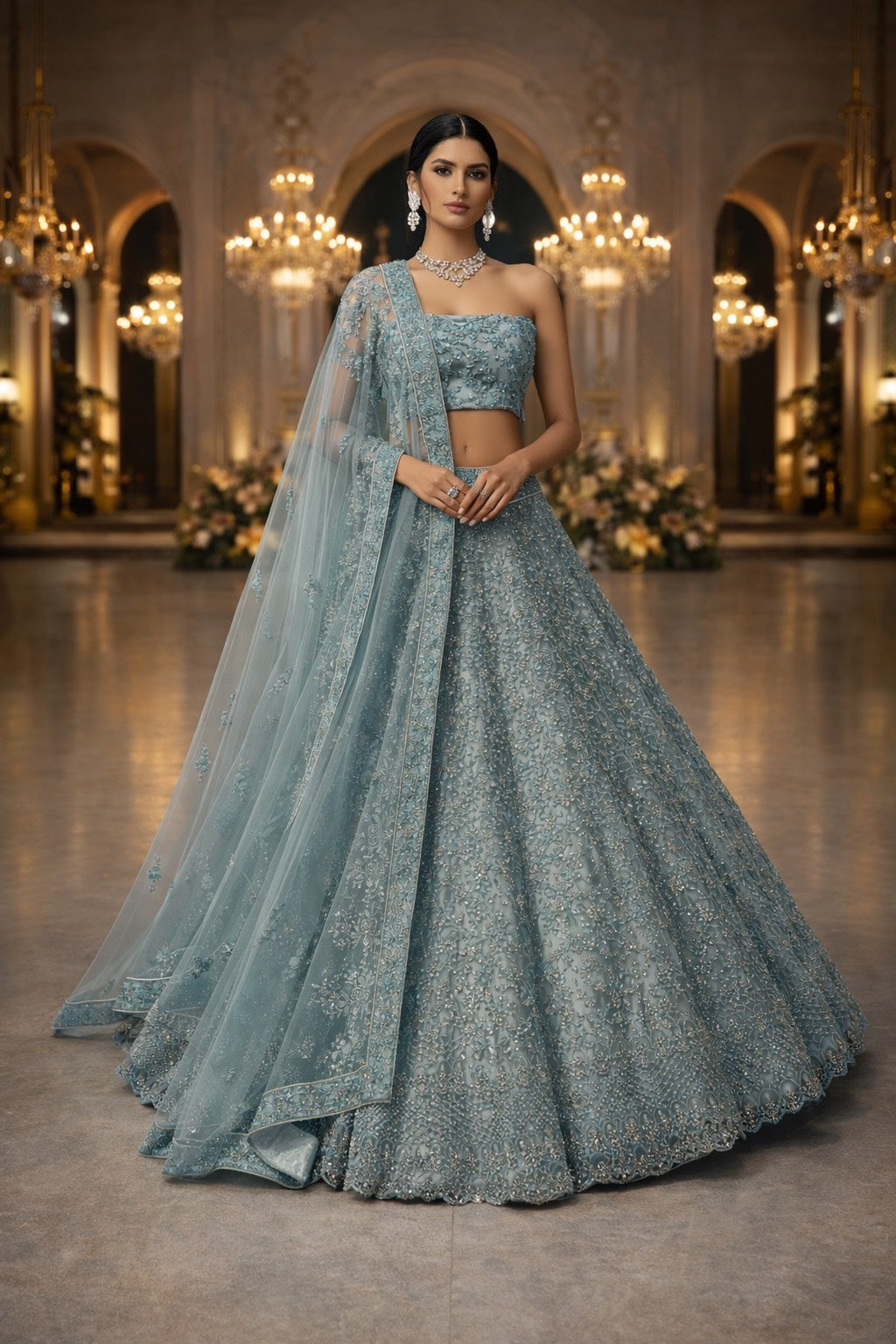 Elegant Heirloom Glow Lehenga