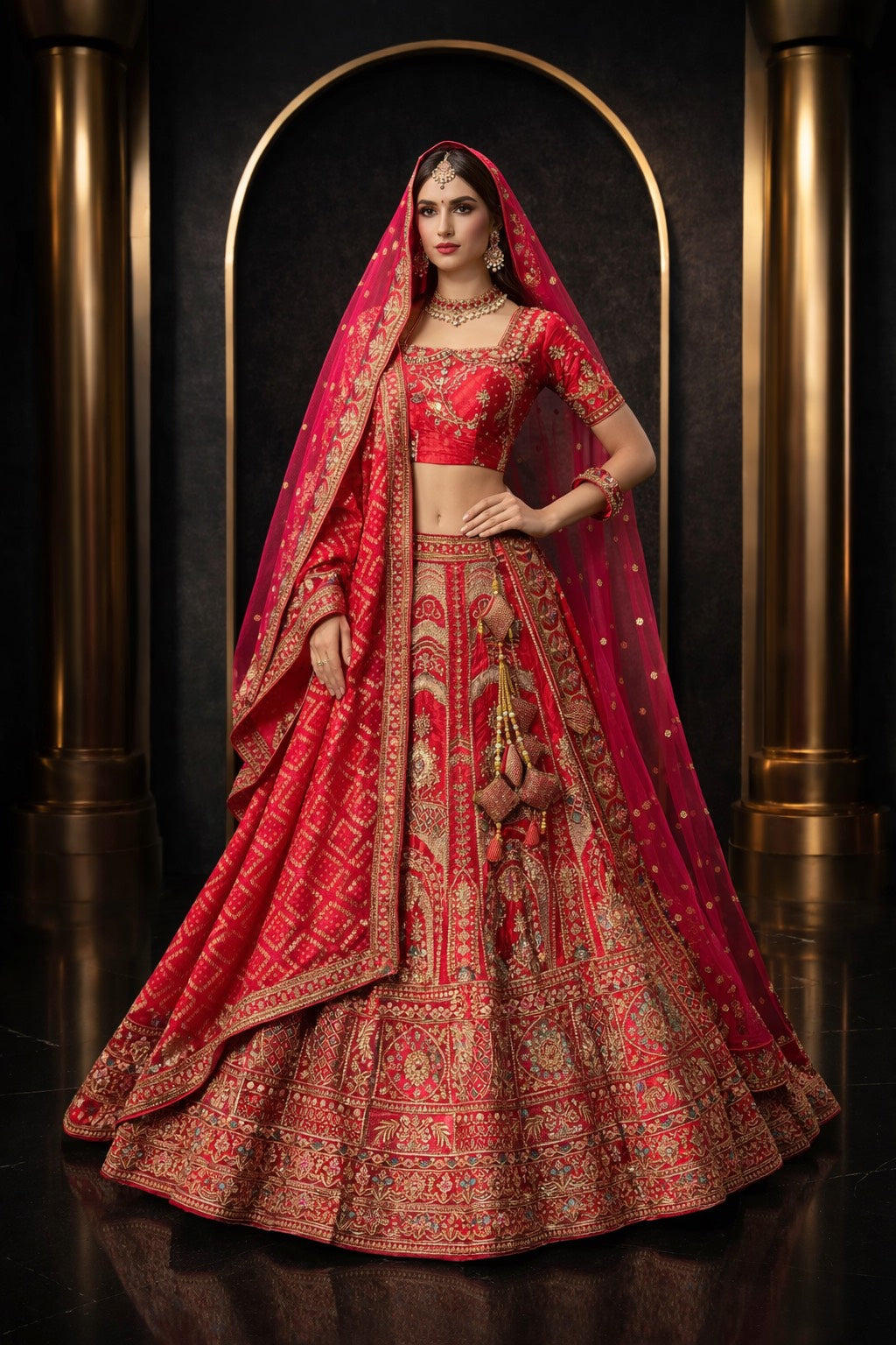 Laal Noor Bridal Lehenga