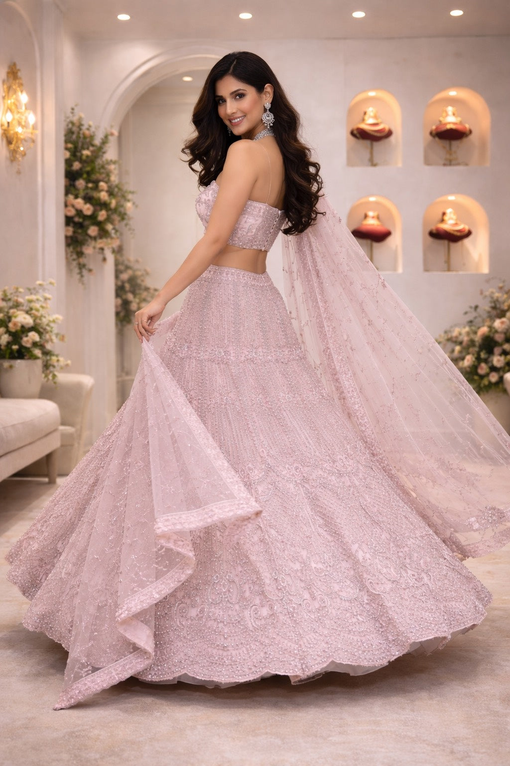 Grace Embroidered lehenga