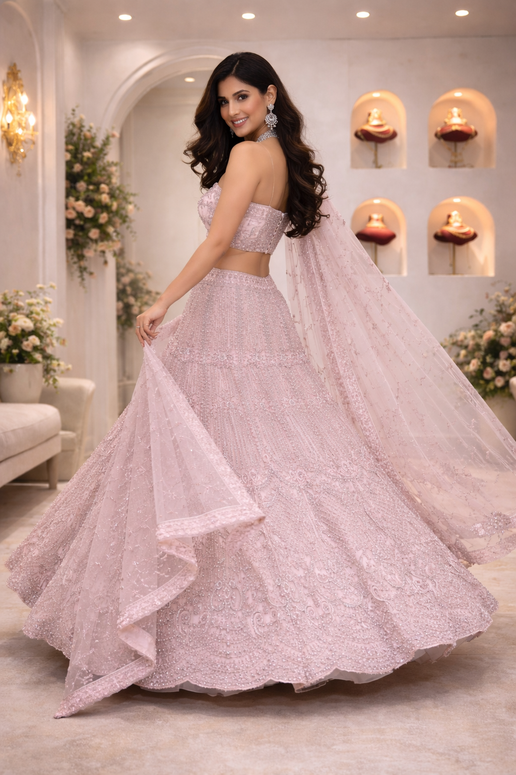 Grace Embroidered lehenga