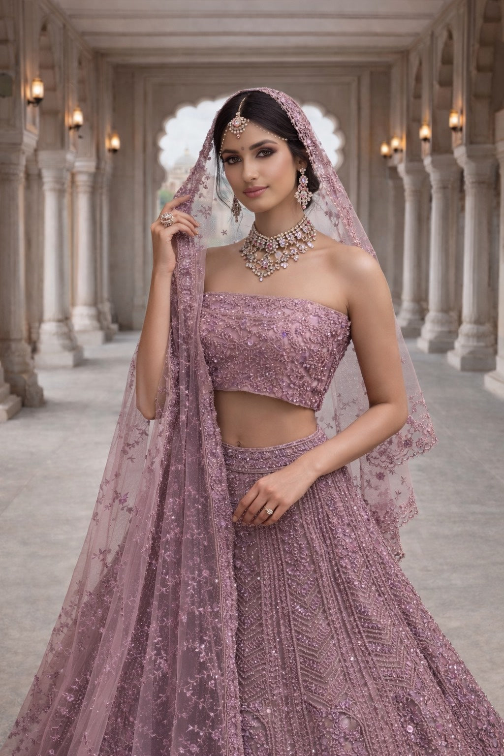Modern Heirloom Lehenga