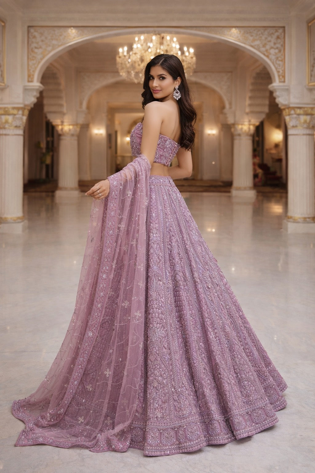 Divine Crown Lehenga
