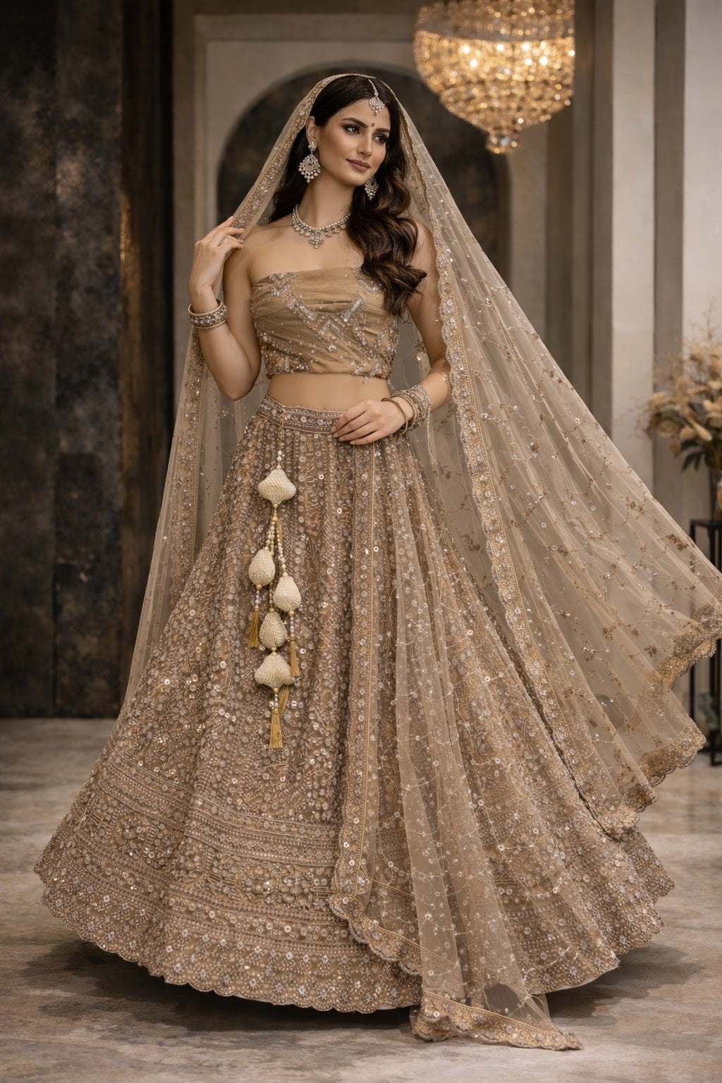 Golden Dune Elegant Lehenga