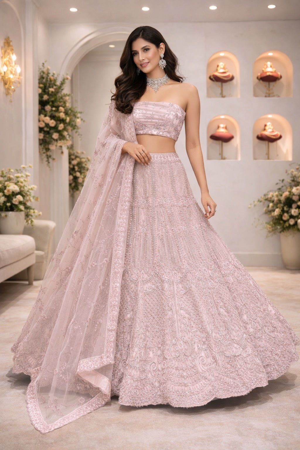 Grace Embroidered lehenga