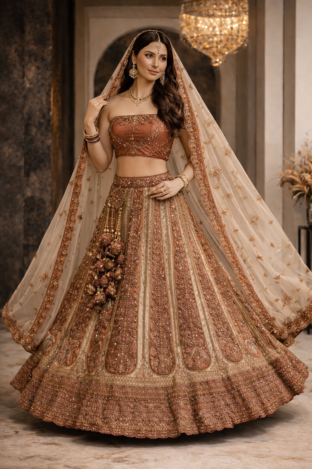 Vintage Royal Bride Lehenga