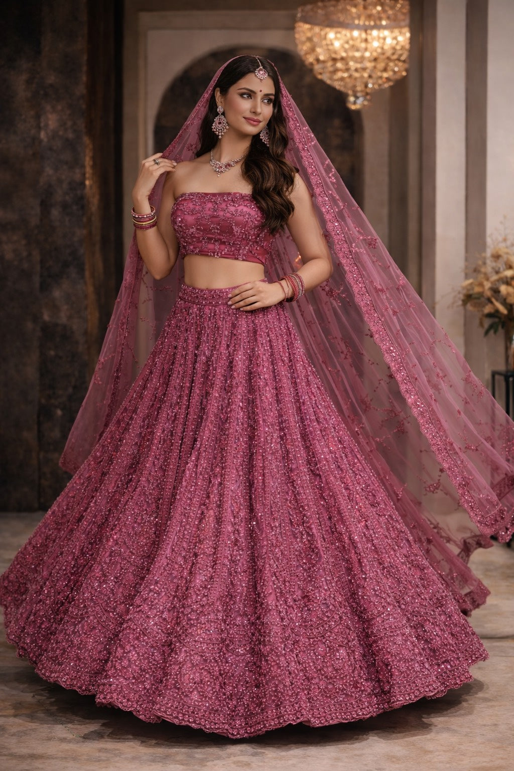 Bloom Grace Party Lehenga