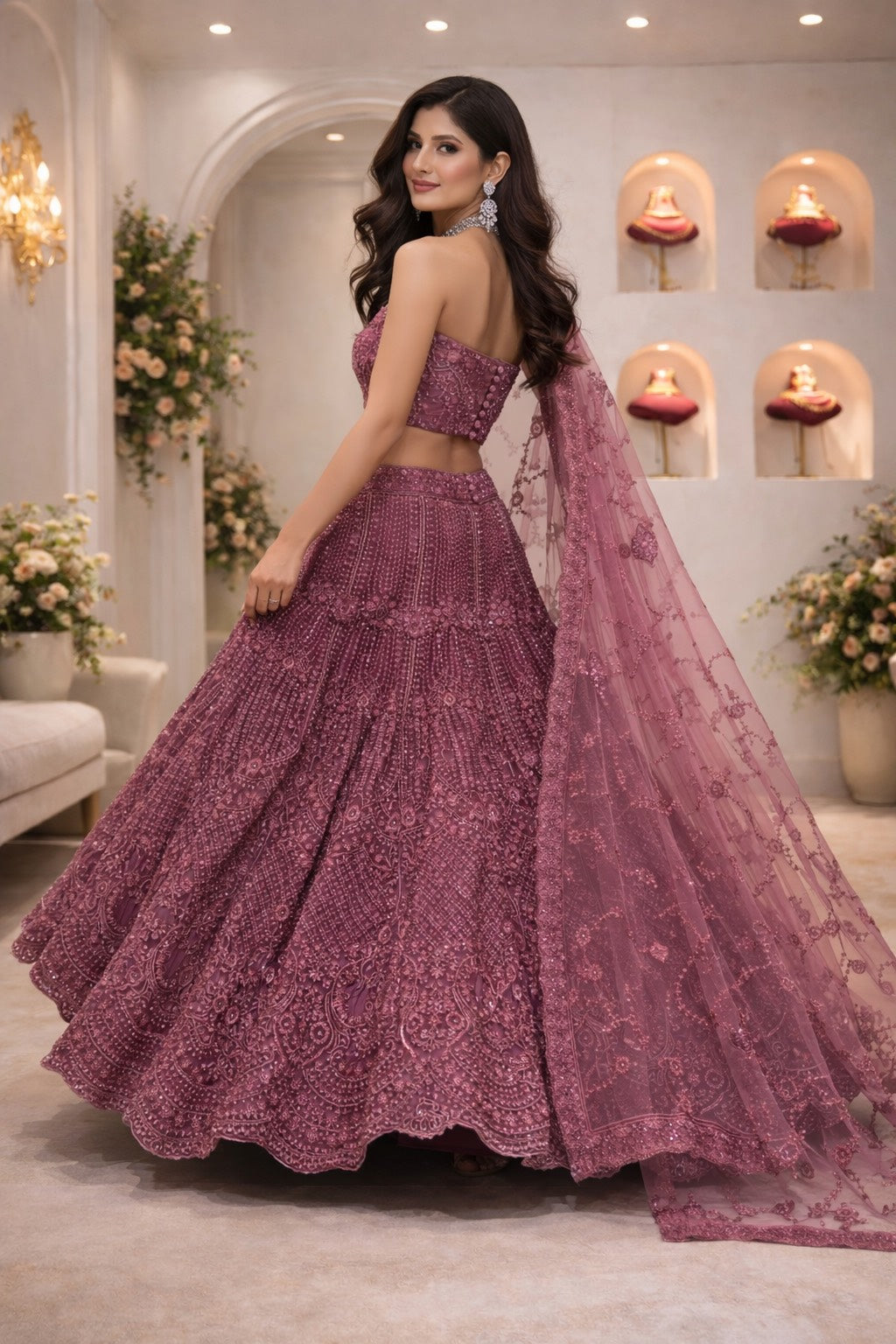 Grace Embroidered lehenga
