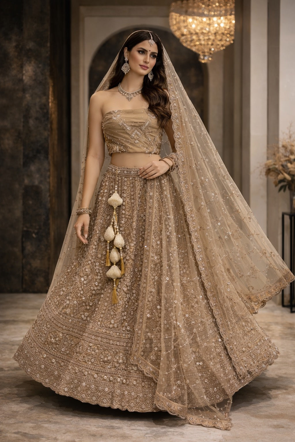 Golden Dune Elegant Lehenga