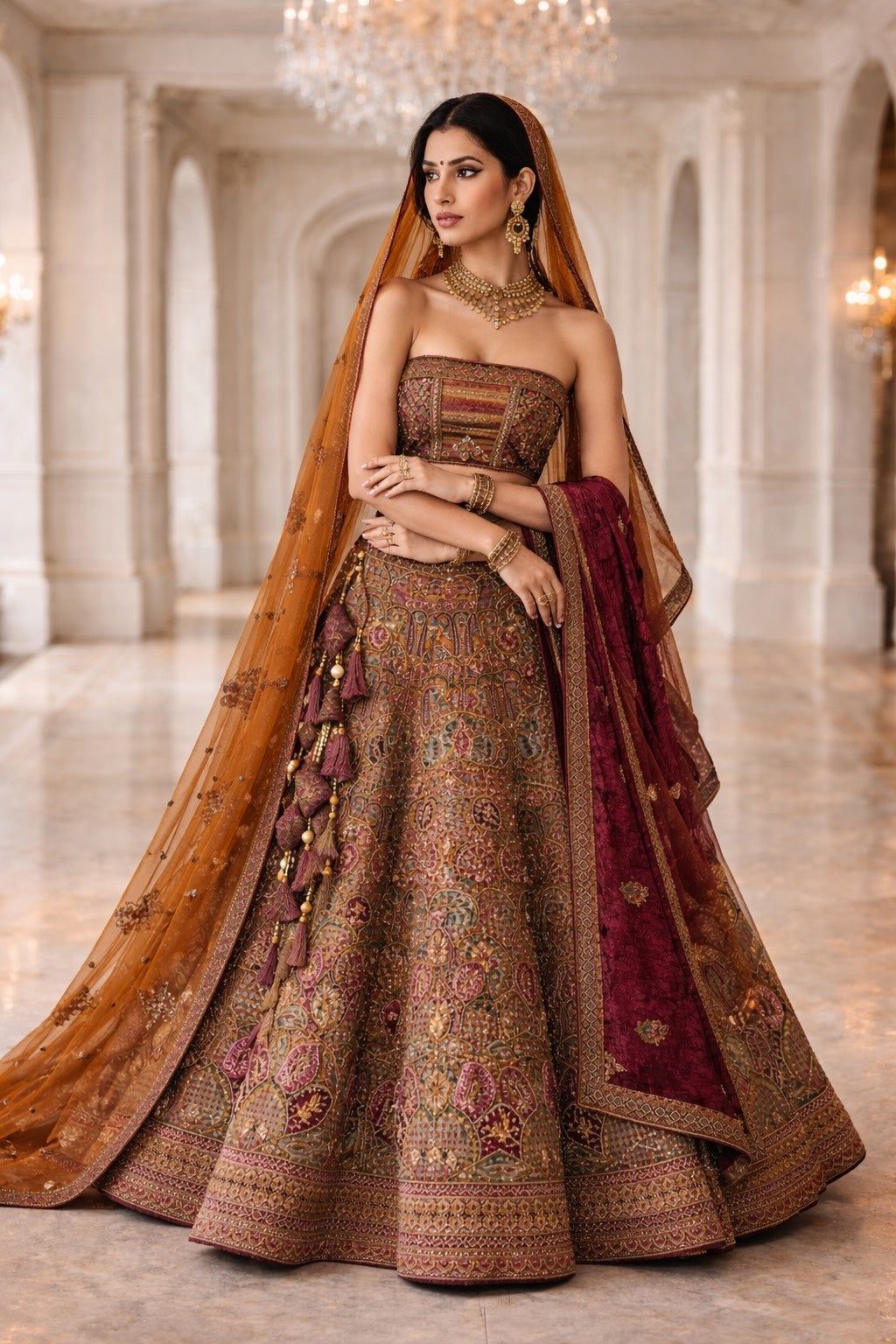 Regal Heritage Velvet Lehenga